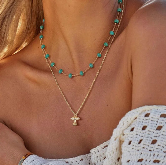 Heishi 18k Gold plated Necklace